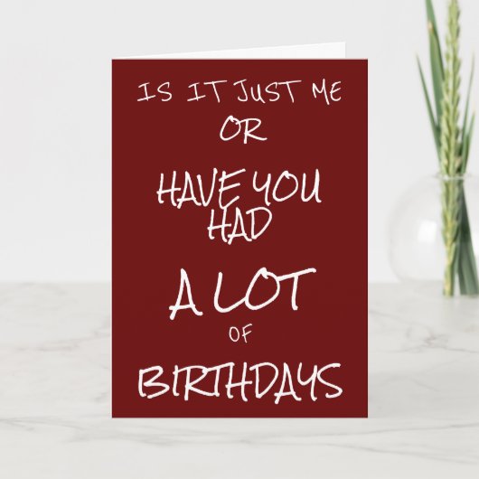 **FRIENDSHIP HUMOR** VOOR "ALLE" DIE BIRTHDAYS!!! KAART (Voorkant)