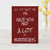 **FRIENDSHIP HUMOR** VOOR "ALLE" DIE BIRTHDAYS!!! KAART (Gele Bloem)