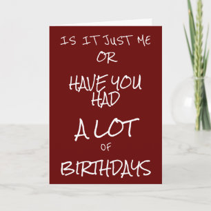 **FRIENDSHIP HUMOR** VOOR "ALLE" DIE BIRTHDAYS!!! KAART