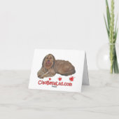 Friendship Isn't About Who You Know The Longest Feestdagen Kaart (Achterkant)