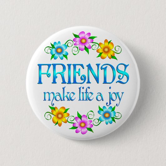 Friendship Joy Ronde Button 5,7 Cm (Voorkant)