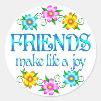 Friendship Joy Ronde Sticker