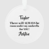 Friendship Keepomwille Year Round Ornament (achterkant)