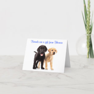 Friendship Labrador Retriever Puppy Card Kaart