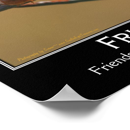 Friendship Ladybugs Inspirerend Quote Poster (Hoek)