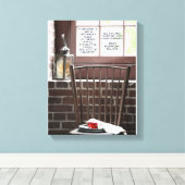 Friendship Millers-stoel Gewikkeld Canvas (Premium Afdruk (Insitu (Houten vloer))