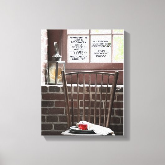 Friendship Millers-stoel Gewikkeld Canvas (Premium Afdruk (Voorkant)