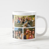 Friendship Modern Photo Collage Keepsake Grote Koffiekop (Rechts)