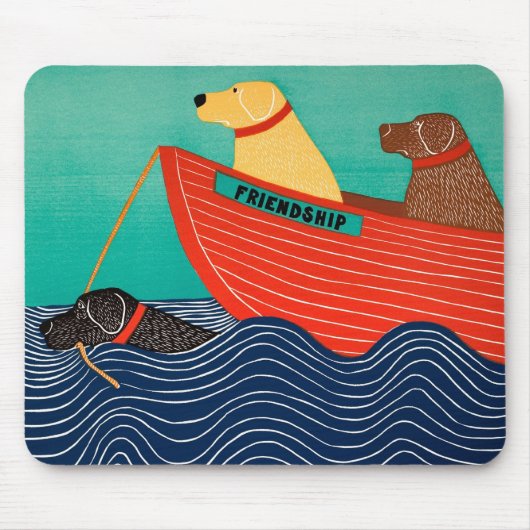 Friendship Mousepad - Stephen Huneck Muismat (Voorkant)