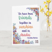 Friendship - Nice Floral Card Kaart (Gele Bloem)