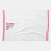 Friendship Pink Dogs Valentijnse Kitchen Towel Theedoek (Horizontaal)