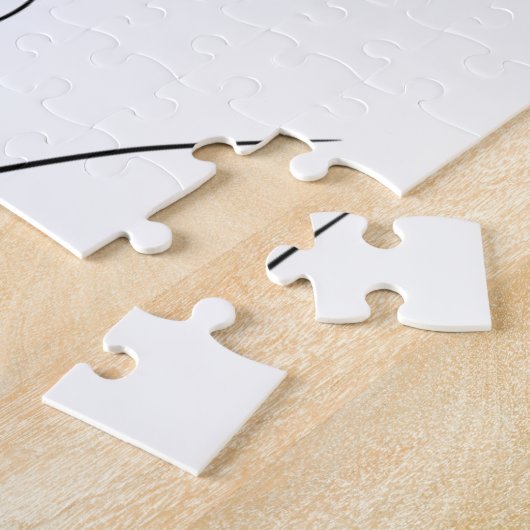 Friendship Pinky Promise Minimale Line Art Cute Legpuzzel (Zijkant)