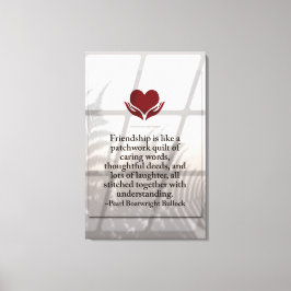Friendship Premium Wrapped Canvas (gloss) Afdruk