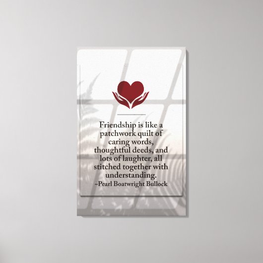 Friendship Premium Wrapped Canvas (gloss) Afdruk (Voorkant)