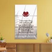 Friendship Premium Wrapped Canvas (gloss) Afdruk (Insitu (Woonkamer))