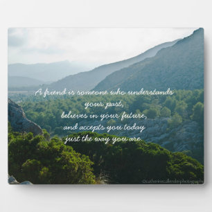 Friendship Proverb Plaque Fotoplaat