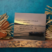 Friendship Proverb Plaque Fotoplaat (Zijkant)