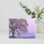 Friendship Quote 1 - Cherry Blossom Tree Briefkaar Briefkaart (Staand voorkant)