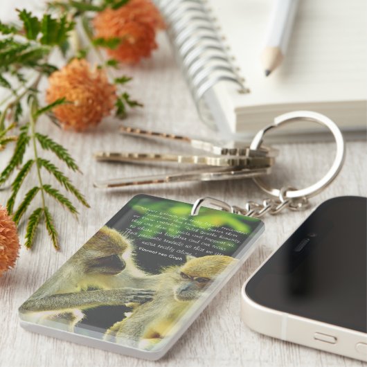 Friendship Quote by Vincent van Gogh Sleutelhanger (Voorkant Rechts)