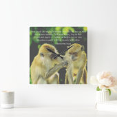 Friendship Quote by Vincent van Gogh Vierkante Klok (Huis)