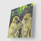 Friendship Quote by Vincent van Gogh Vierkante Klok (Hoek)