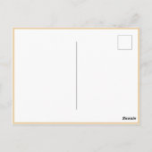 Friendship Quote Flowers Briefkaart (Achterkant)