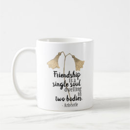 Friendship Quote Flowers Koffiemok