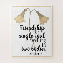 Friendship Quote Flowers Legpuzzel