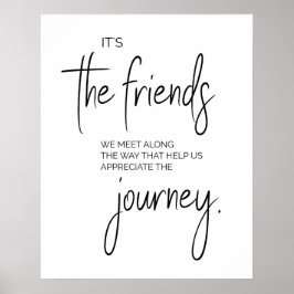 Friendship Quote, Friend Gift, unieke vriend art Poster