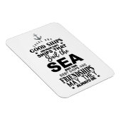 Friendship quote good ships best anniversary magneet (Rechterzijde)
