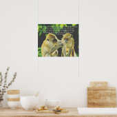 Friendship Quote van Vincent van Gogh Poster (Keuken)