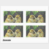 Friendship Quote van Vincent van Gogh Rechthoekige Sticker (Vel)