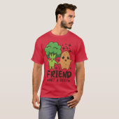 Friendship Quotes Be A Friend Not A Bully Cute fun T-shirt (Voorkant volledig)