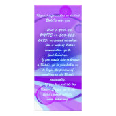 Friendship Ruhi-citaat Reclamekaart (Achterkant)