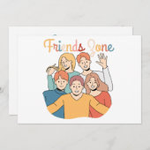 Friendship Squad Graphic Kaart (Voorkant / Achterkant)