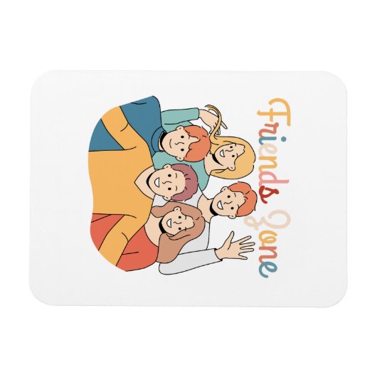 Friendship Squad Graphic Magneet (Horizontaal)