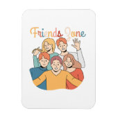 Friendship Squad Graphic Magneet (Verticaal)