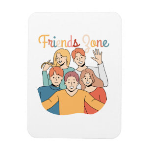Friendship Squad Graphic Magneet