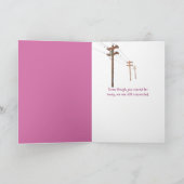 Friendship Stay In Touch Phone Kaart (Binnen)