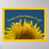 Friendship Sunflower Poster (Voorkant)