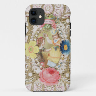 Friendship, Valentijn card, c.1870 (kleurenlitho o Case-Mate iPhone Case