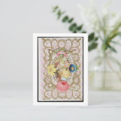 Friendship, Valentijn card, c.1870 (kleurenlitho o Feestdagenkaart (Staand voorkant)