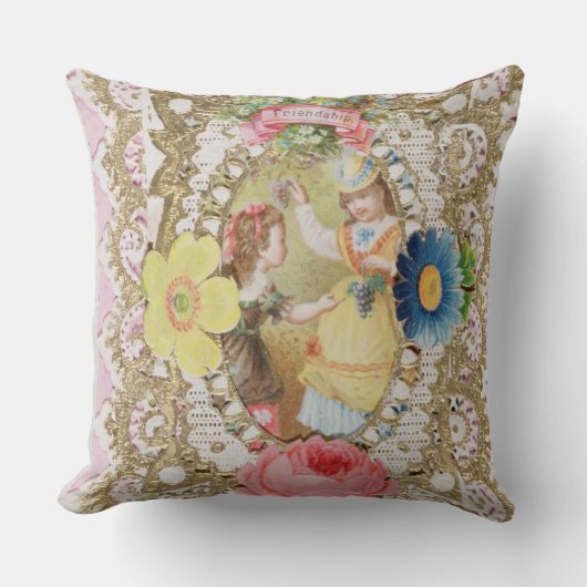 Friendship, Valentijn card, c.1870 (kleurenlitho o Kussen (Voorkant)