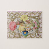 Friendship, Valentijn card, c.1870 (kleurenlitho o Legpuzzel (Horizontaal)