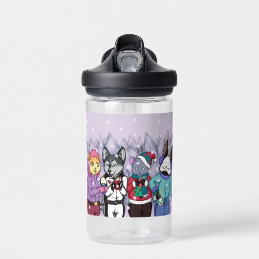 Friendship Warms the Heart Waterfles (Voorkant)