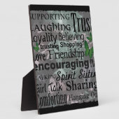 Friendship Word Art Fotoplaat (Zijkant)