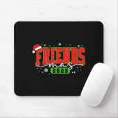 Friendsmas 2025 Friends Santa Hat Merry Christmas  Muismat (Met muis)