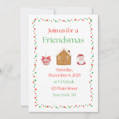 Friendsmas Invitation Kaart (Voorkant)