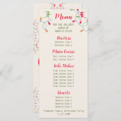 Friendsmas Jolliest Bunch Kerstvakantie feest Menu (Voorkant / Achterkant)