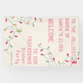 Friendsmas Jolliest Bunch Kerstvakantie feest Spandoek (Horizontaal)